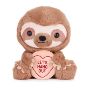 Image of Swizzels Love Hearts 20cm Let's Hang Out Sloth Soft Toy