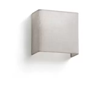 Faro Otton Square Linen Wall Lamp