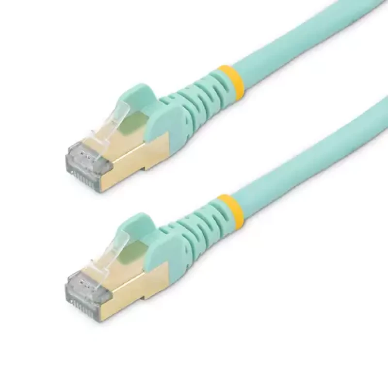Image of 7.5m CAT6a Aqua RJ45 10GbE STP Cable