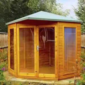 image of Shire Larkspur 8' x 8' Corner Summerhouse