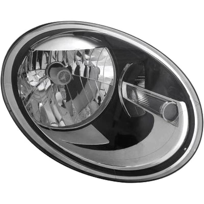 Image of DIEDERICHS 2266980 Headlights H4, Right, with motor for headlamp levelling Headlight (259)