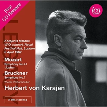 Image of Vienna Philharmonic Orchestra - Mozart: Symphony No. 41, 'Jupiter'/Bruckner: Symphony No. 7 CD