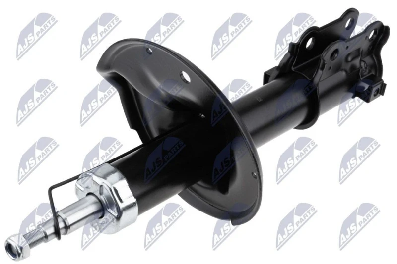 Image of NTY A-HY-522 Shock absorber Front Axle Left, Gas Pressure, Twin-Tube, Suspension Strut, Bottom Clamp Shock Absorber (854)