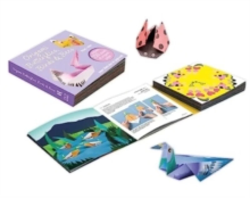 Image of Origami Butterflies, Birds & Bees : Paper Block Plus 64-Page Book Paperback / softback