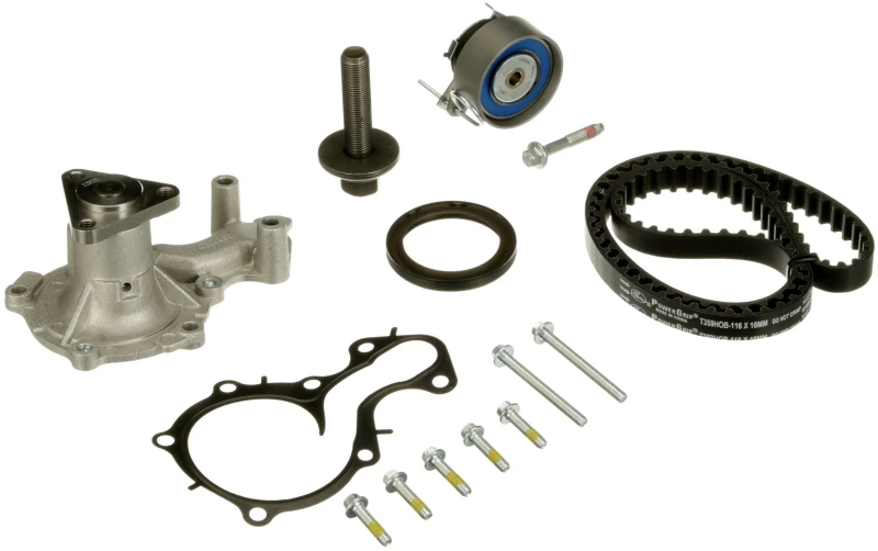 Image of GATES Water pump and timing belt kit GATES KP2T359HOB