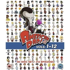 Image of American Dad Volume 1-12 DVD