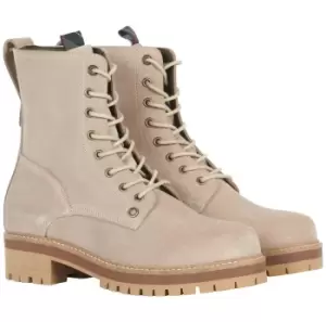 Image of Barbour Womens Broadway Boots Sand Suede 5