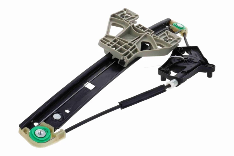 Image of VAICO V10-7666 Window regulator Green Mobility Parts Right Rear, Operating Mode: Electric, without electric motor Window Winder (1561)
