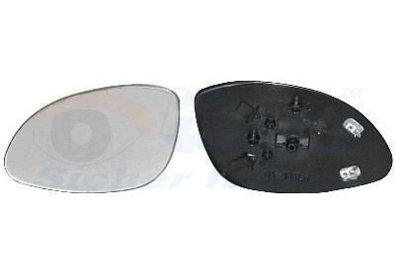 Image of VAN WEZEL Wing mirror glass VAN WEZEL 3766836
