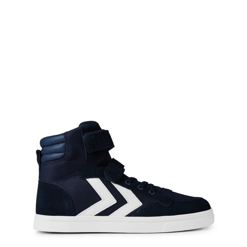 Image of Hummel Slimmer Stadil High Sneaker Juniors Dress Blue male 5 (38)