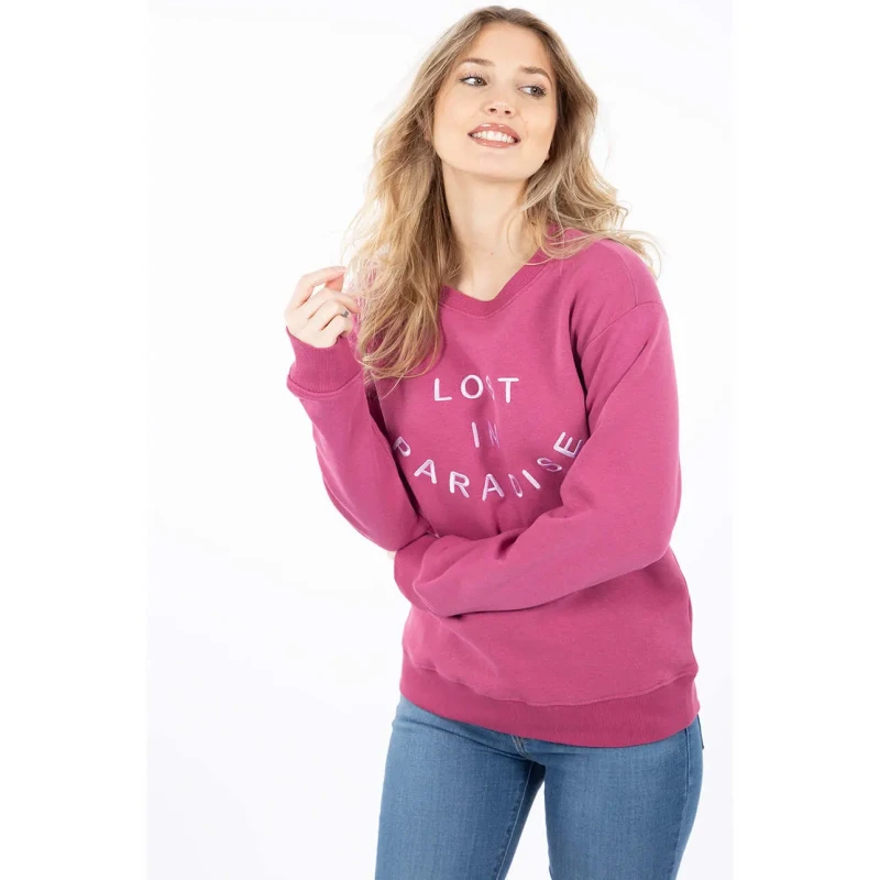 Image of b.Young Sweatshirt woman b.young Stormie Paradise Rouge Female XS