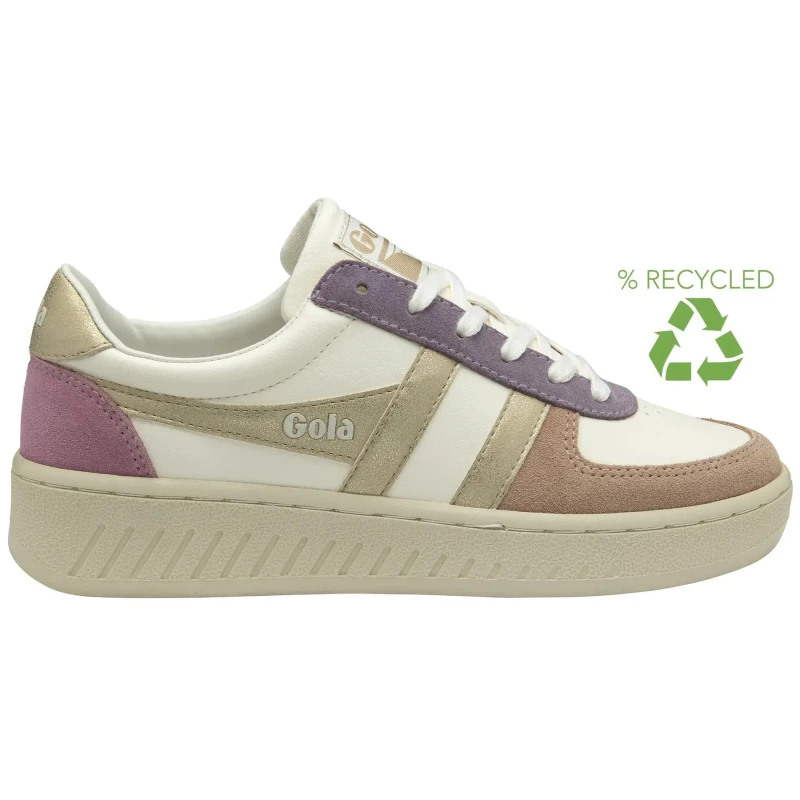 Image of Gola Womens suede Trainers Gola Grandslam Quadrant Blanc Female 37