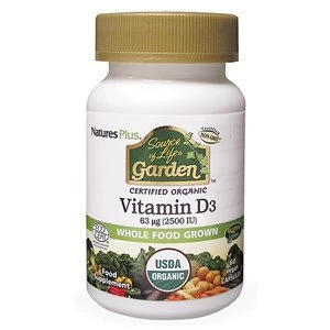 Image of Natures Plus Source of Life Garden Vitamin D3 Capsules 60 capsules