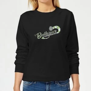 image of Beetlejuice Turn On The Juice Womens Sweatshirt - Black - 5XL