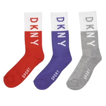 image of DKNY 3 Pack Socks - Multi