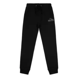 image of Jack Wills Kids Girls Script Joggers - Black