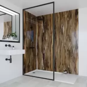Image of Multipanel Linda Barker Bathroom Wall Panel Unlipped 2400 X 1200mm Dolce Macchiato