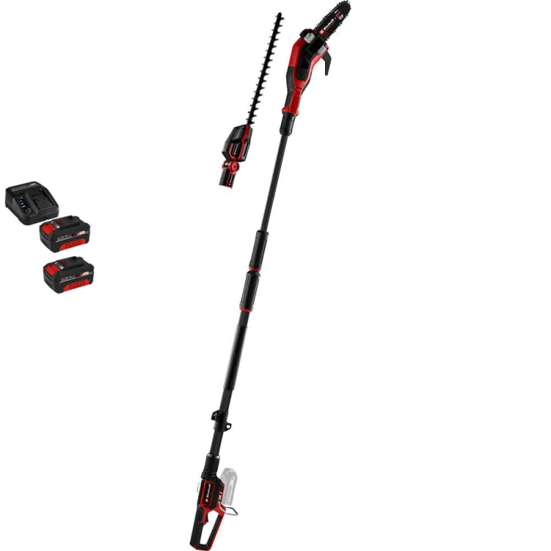 Image of Einhell Professional GP-HC 18/5020 Li T BL 18v Cordless Brushless Hedge Trimmer and Pole Pruner GP-HC 18/5020 Li T BL Batteries: 2 x 4ah Li-ion