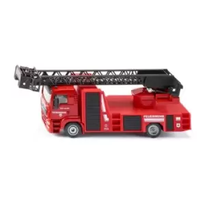 Image of Siku MAN Fire Engine with extendable turntable ladder - Scale 1:50