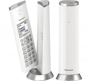 image of Panasonic KX-TGK222 Cordless Phone With Answering Machine Twin Handsets