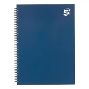 Image of 5 Star Office Twinbound Hardback A4 140Pg Indigo Ref 943482 [Pack 5]