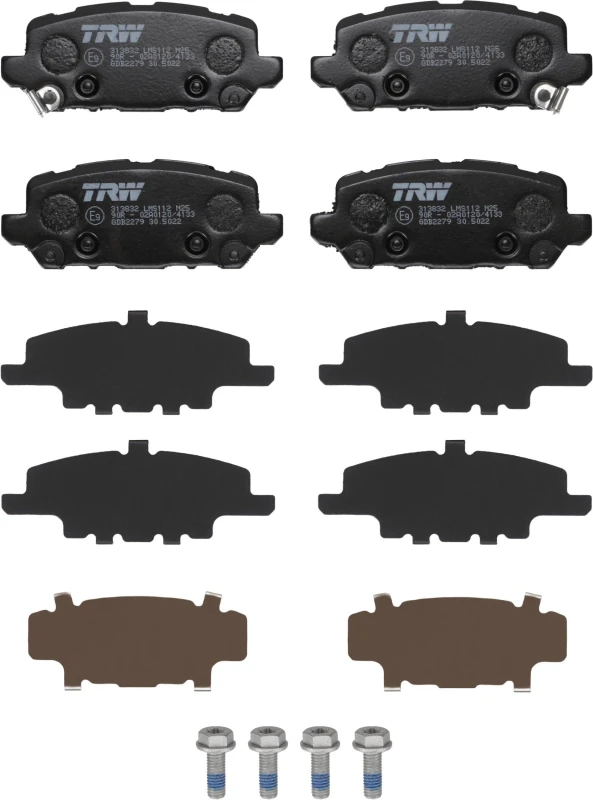 Image of Brake pad set TRW GDB2279