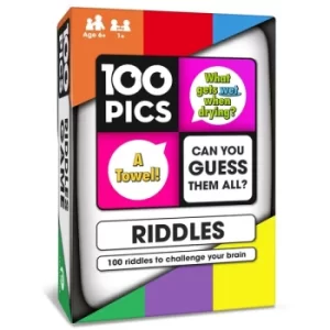 image of 100 PICS: Riddles Card Game