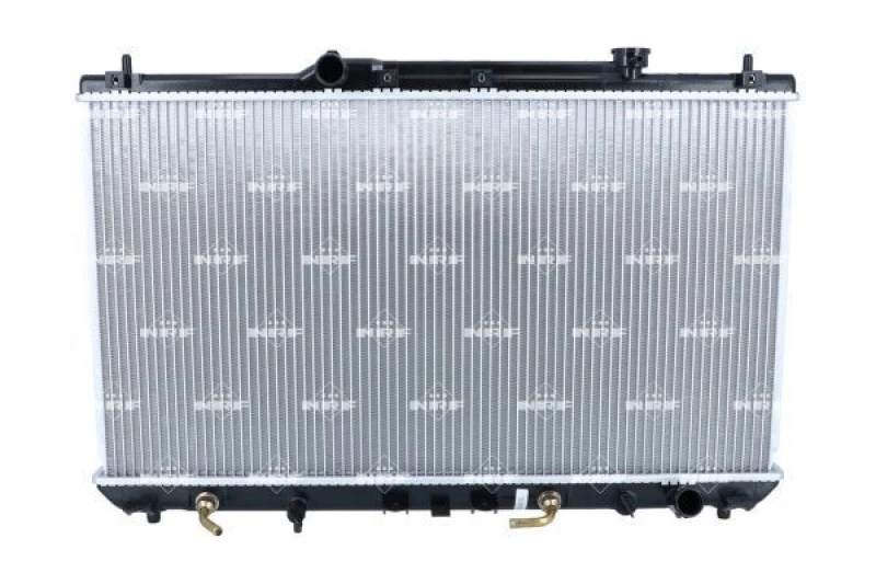 Image of NRF 53374 Engine radiator EASY FIT Brazed cooling fins, Aluminium, with mounting parts Aluminium Radiator,engine cooling (470)