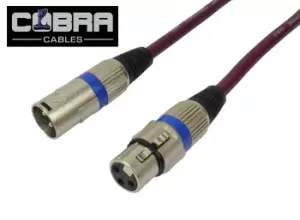 Image of Cobra Balanced XLR Mic Lead 10m Purple