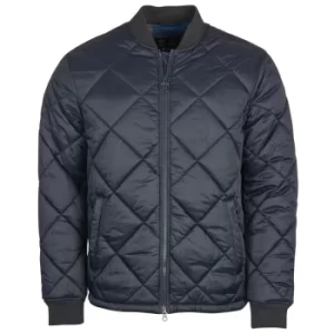 Image of Barbour Mens Umble Quilted Jacket Navy/Midnight Large