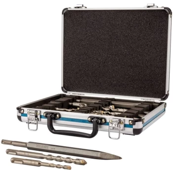 Image of 13 Piece Drill and Chisel Set Silver - Makita