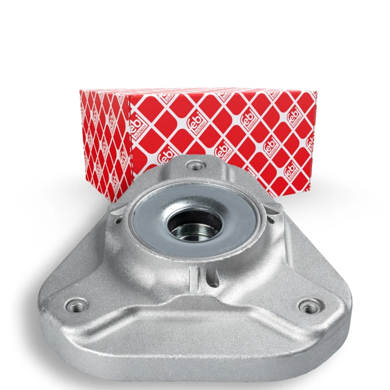 Image of FEBI BILSTEIN 32916 Top strut mount Front Axle, without ball bearing Elastomer Suspension Strut Support Bearing (1180)
