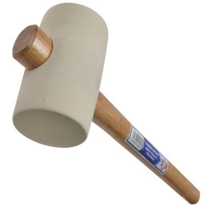 image of Faithfull White Rubber Mallet - 794g