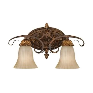 Image of 2 Light Indoor Downlight Aged Tortoise Shell, E27
