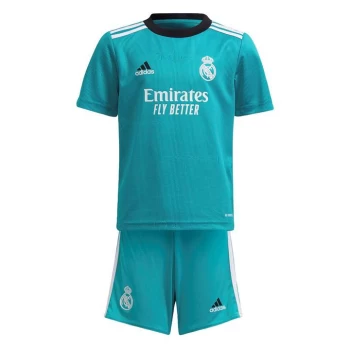 adidas Real Madrid Third Mini Kit 2021 2022 - Blue