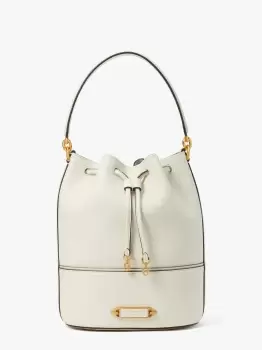 image of Kate Spade Gramercy Medium Bucket Bag, Halo White, One Size