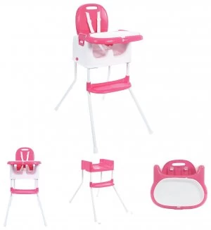 Image of MyChild Graze 3 In 1 Multi Highchair - Pink.