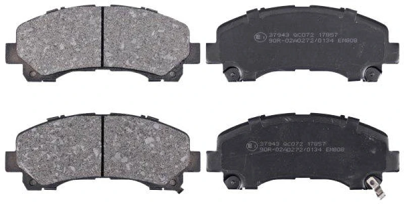 Image of A.B.S. 37943 Brake pad set with acoustic wear warning Brake Pad Set,disc brake (402)