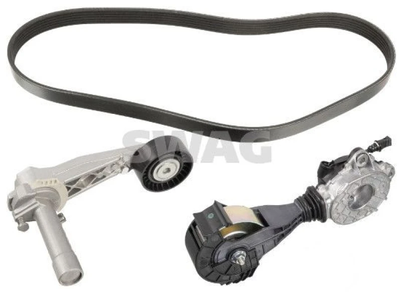 Image of V-Ribbed Belt Set SWAG 11 10 7425
