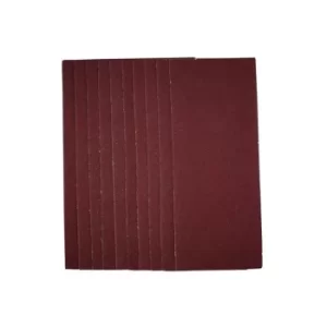 Image of Draper 1/3 Sanding Sheets, 93 x 230mm, 80 Grit (Pack of 10)