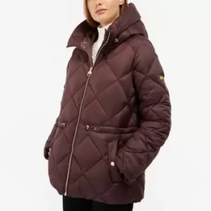 Image of Barbour International Napier Quilted Shell Jacket - UK 18