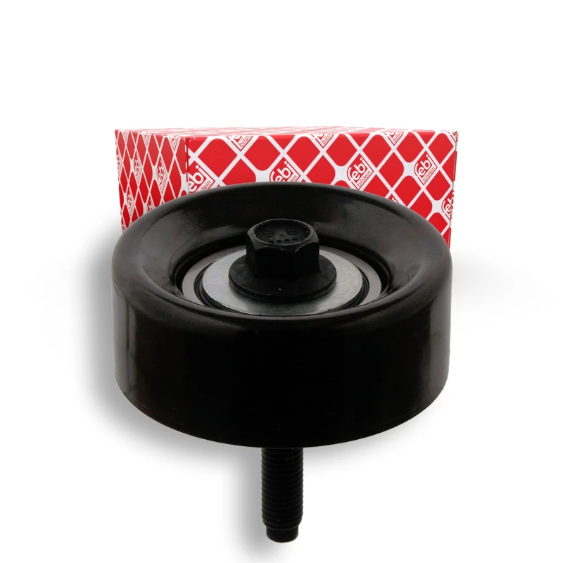 Image of FEBI BILSTEIN 30797 Idler Pulley with screw Metal Deflection/Guide Pulley,v-ribbed belt (312)