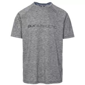 image of Trespass Mens Striking DLX T-Shirt (XXS) (Grey Marl)