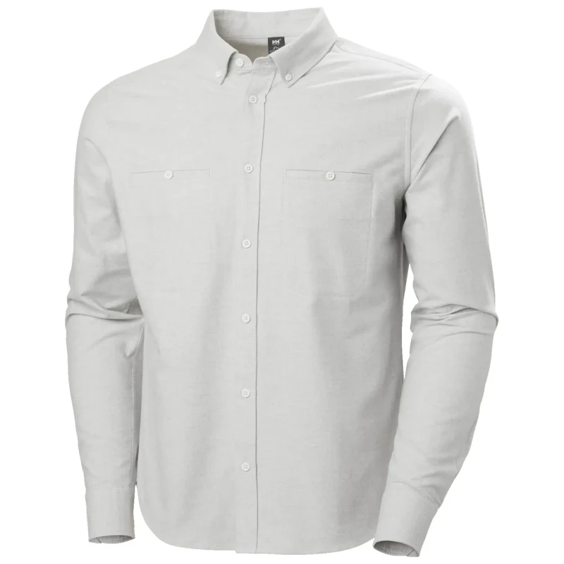 Image of Cotton shirt Helly Hansen organic flannel Gris Male 2XL