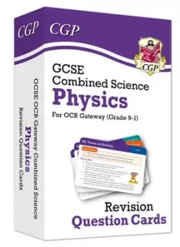Image of New 9-1 GCSE Combined Science Physics OCR Gateway Revision Question Cards by CGP Books