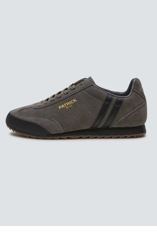 Image of Patrick Mens Rio Trainer in Charcoal Size: 11 Charcoal Male 11