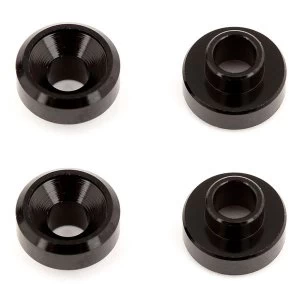 Image of Associated Aluminium Servo Washers Black (4)