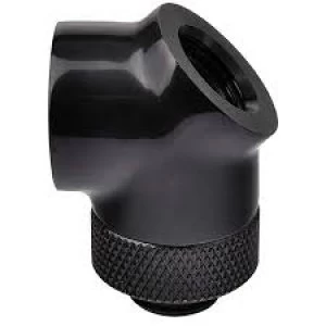 Image of ThermalTake Pacific 90 Degree Rotary Fitting - Black