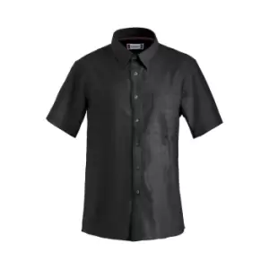 Image of Clique Mens New Cambridge Formal Shirt (XL) (Black)