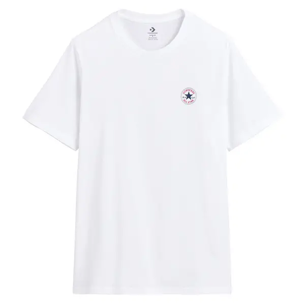 Chuck Patch Cotton T-Shirt with Small Logo Print and Short Sleeves